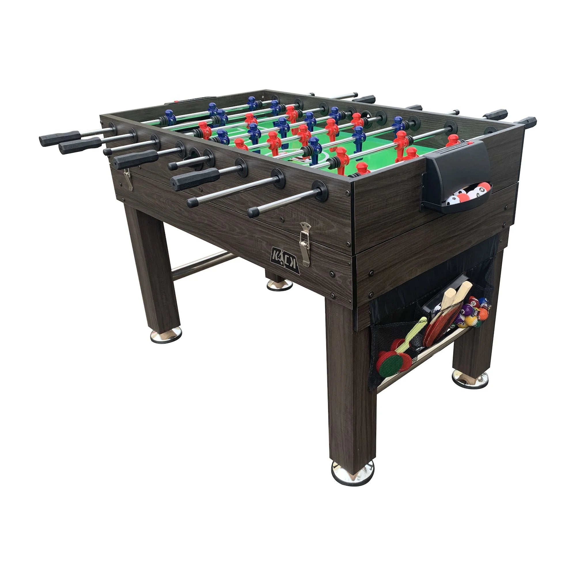 Tetrad 55" 4-In-1 Multi Game Table (Brown)