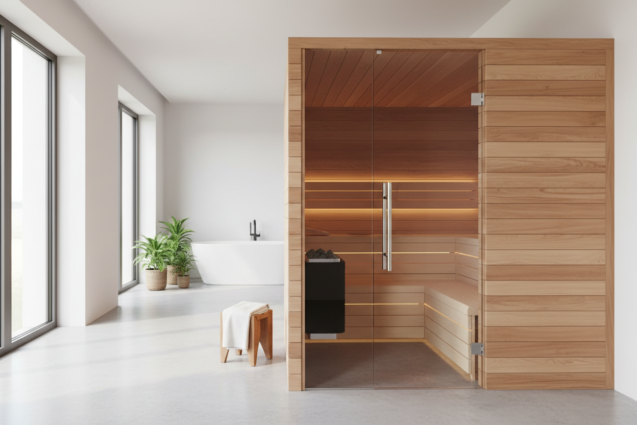 Modern Home Sauna