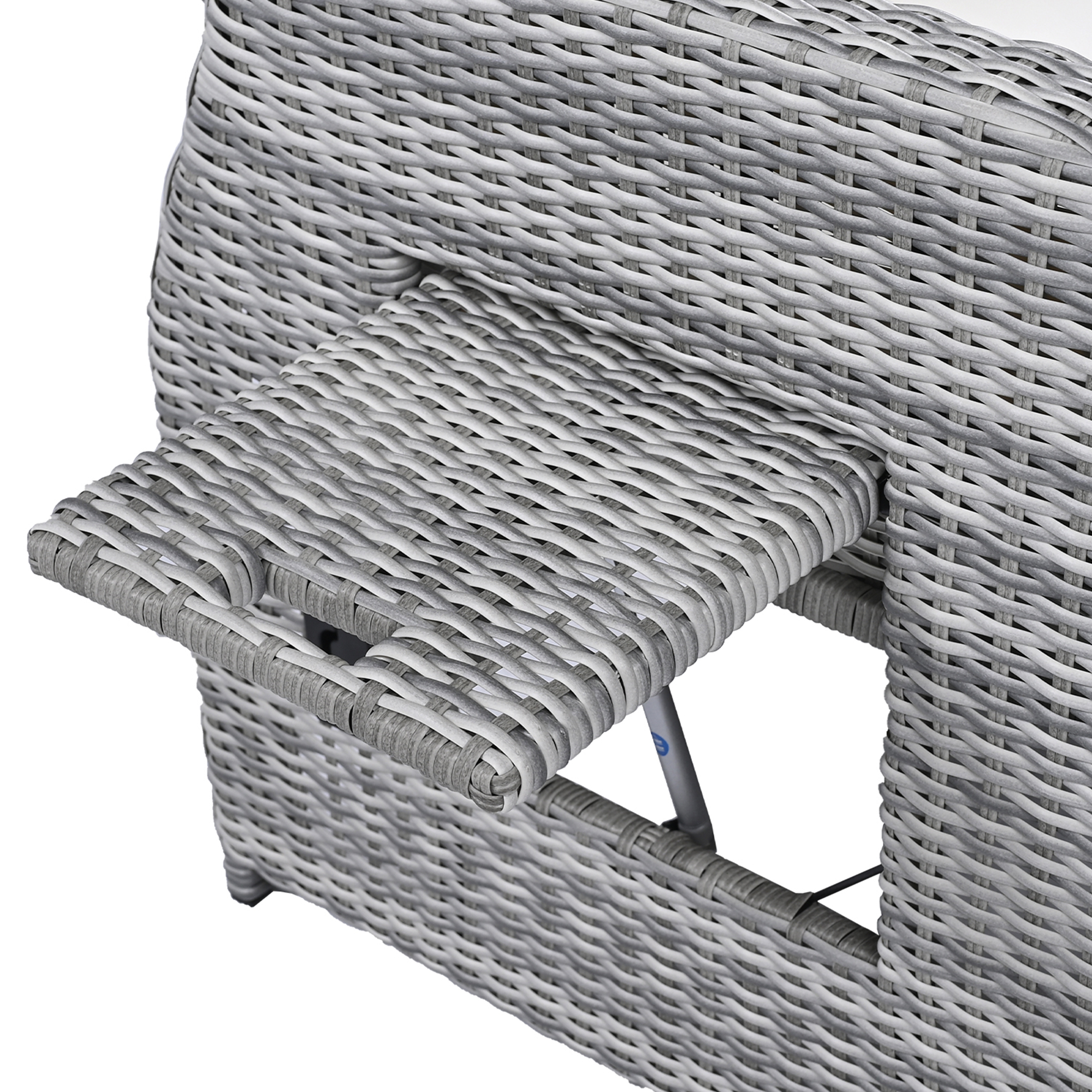 Outdoor Furniture Set Patio Rattan with Recliners and Tables